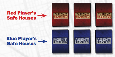 Cartas do jogo Agent Hunter