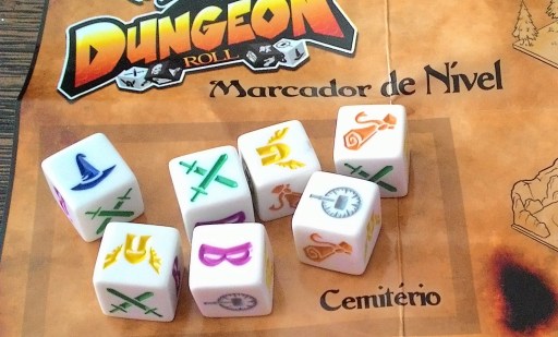Jogo de tabuleiro Dungeon Roll