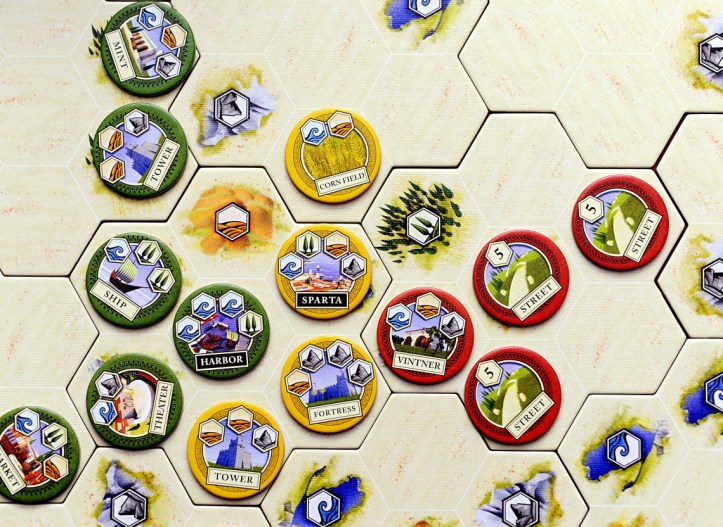 Jogo de tabuleiro Attika