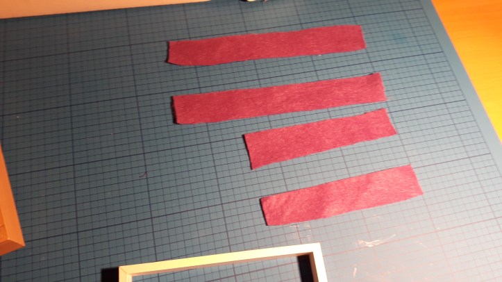 Corte feltro para as laterais