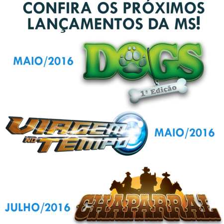 Dogs e Viagem no Tempo chegando em Maio