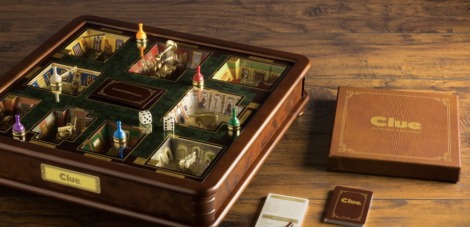 Clue versão Luxo um belíssimo tabuleiro