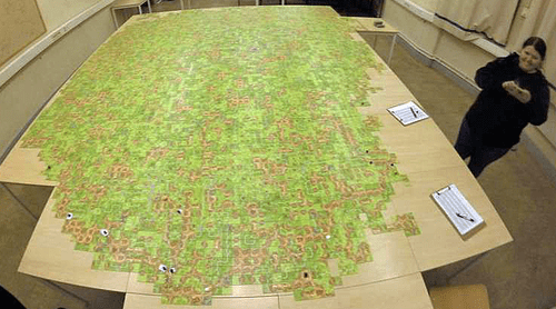 Mega partida de Carcassonne