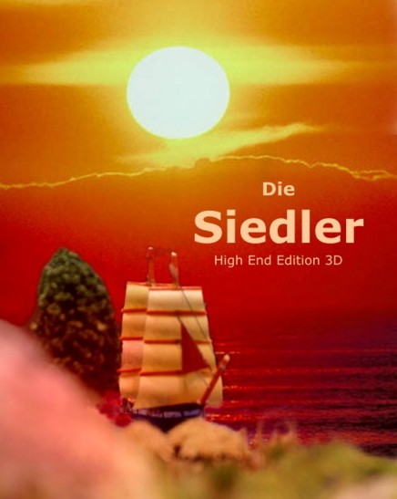 Colonizadores de Catan em 3D