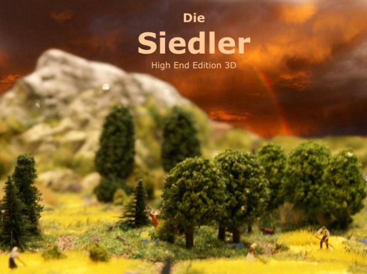 Colonizadores de Catan em 3D