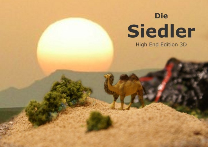 Colonizadores de Catan em 3D