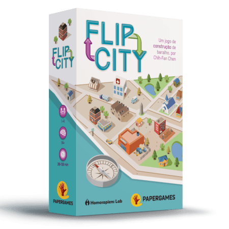 Jogo de cartas Flip City