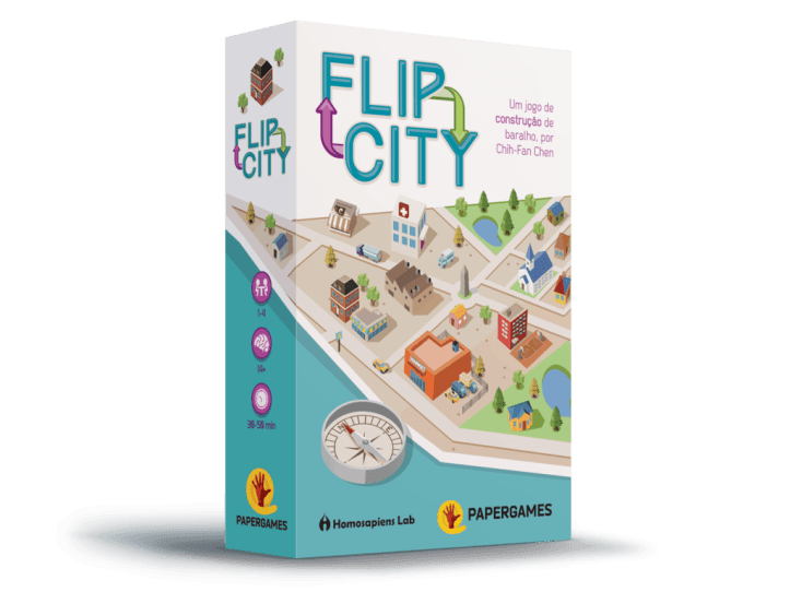 Jogo de cartas Flip City
