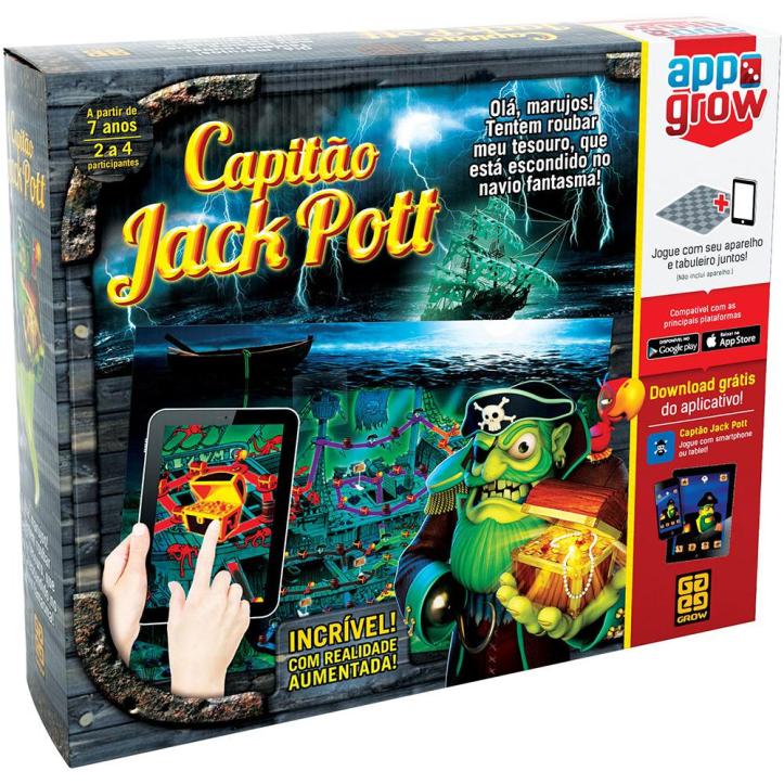 Jogo de tabuleiro Capitão Jack Pott