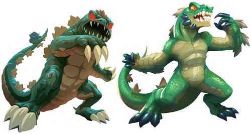 Monstros do Jogo de tabuleiro King of Tokyo