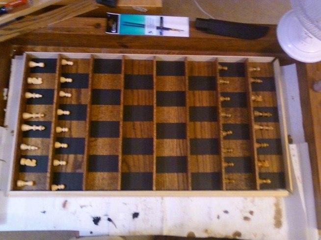 Xadrez vertical, faça você mesmo