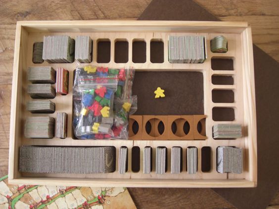 Caixa organizadora para Carcassonne