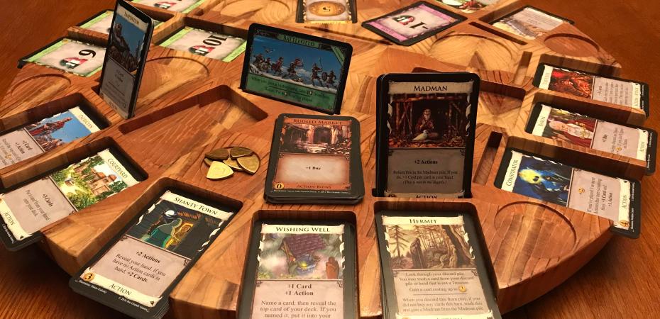 Mesa giratória jogo de tabuleiro Dominion