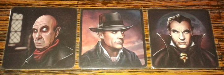 Personagens jogo de tabuleiro Nosferatu