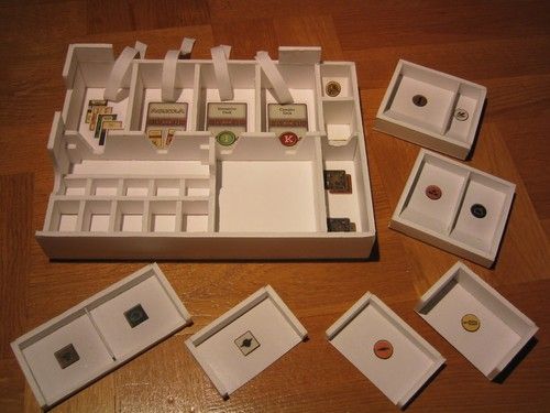 Insert para guardar o jogo de tabuleiro Agricola