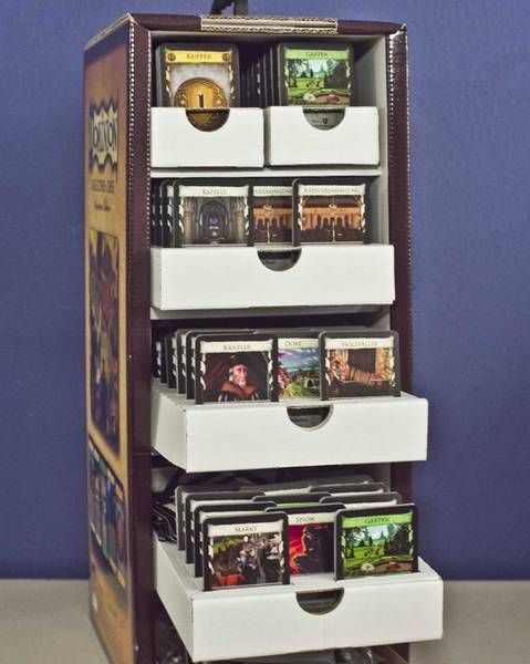Organizador de cartas para o jogo Dominion