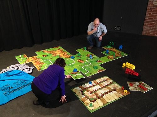 Tabuleiro Carcassonne gigante