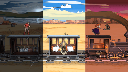 Jogo de tabuleiro Colt Express em formato digital