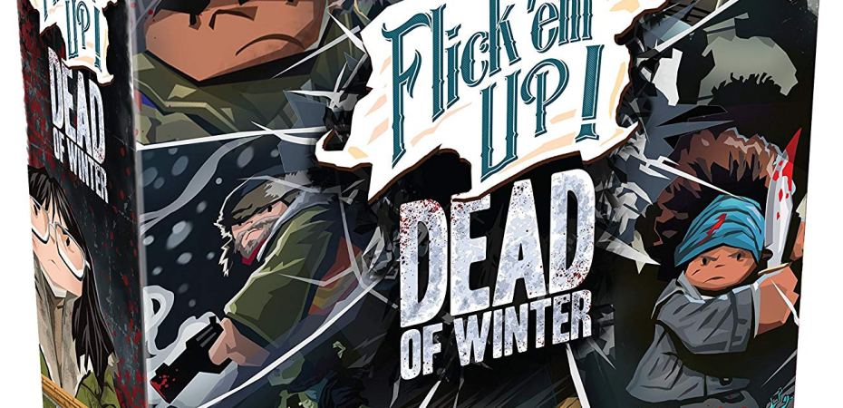 Jogo de tabuleiro Flick 'Em Up Dead of Winter