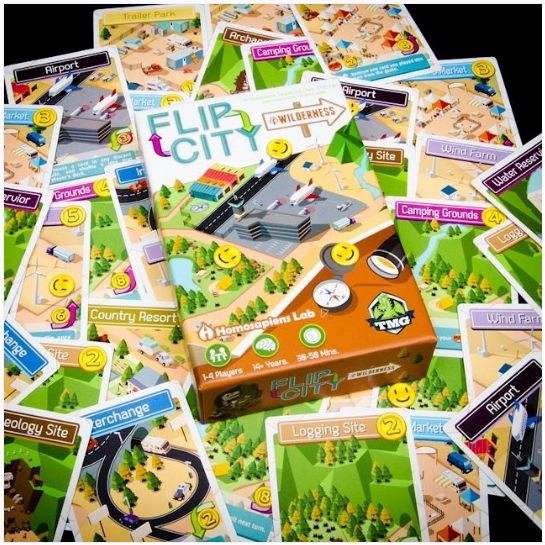 Jogo de tabuleiro Flip City