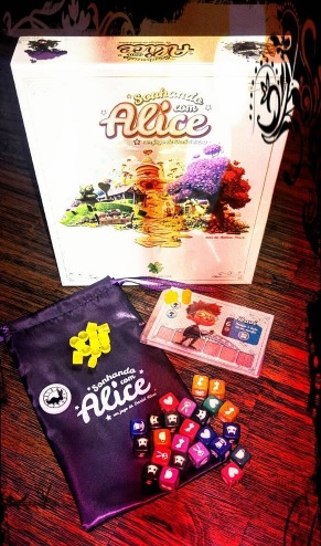 Jogo de tabuleiro Sonhando com Alice