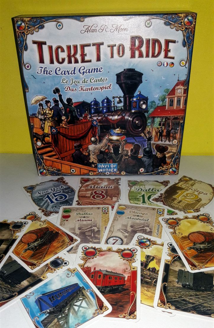 Jogo de tabuleiro Ticket to Ride Card Game
