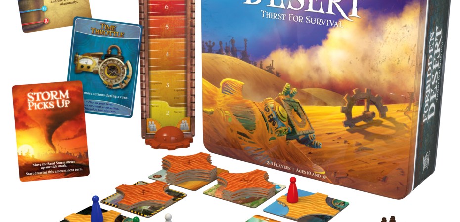 Jogo de tabuleiro Forbidden Desert