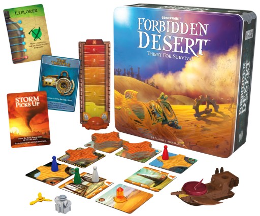 Jogo de tabuleiro Forbidden Desert