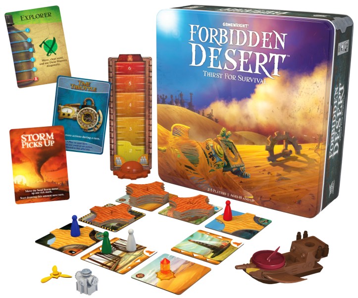 Jogo de tabuleiro Forbidden Desert