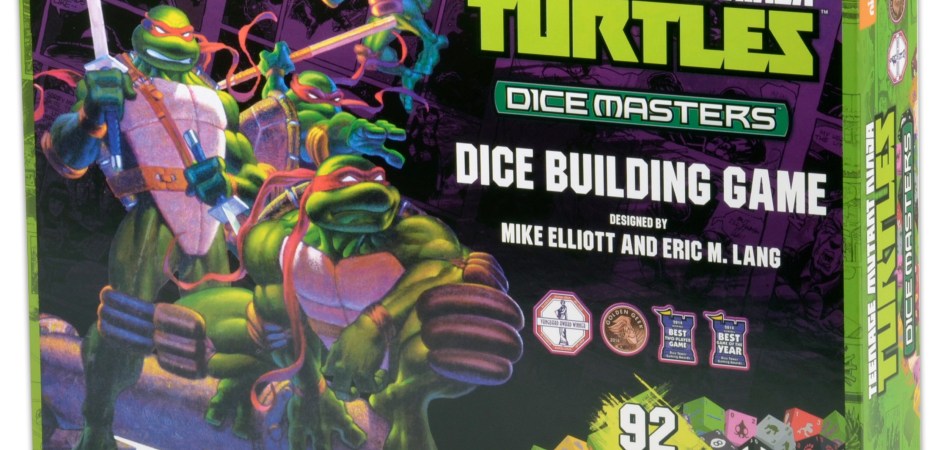 Novo conjunto das Tartarugas Ninjas Dice Masters!