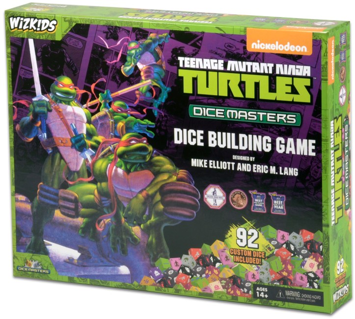 Novo conjunto das Tartarugas Ninjas Dice Masters!
