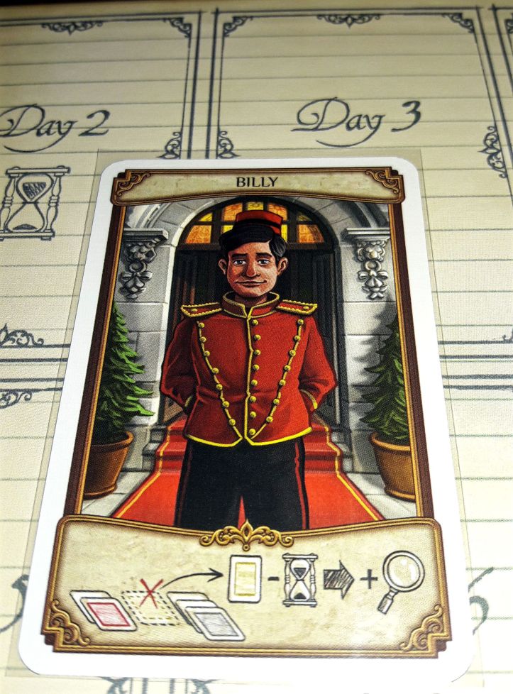 Personagens do jogo de tabuleiro Holmes &amp; Mycroft