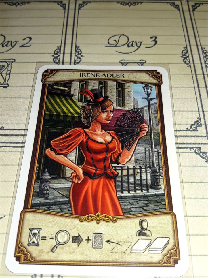 Personagens do jogo de tabuleiro Holmes &amp; Mycroft