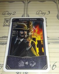 Personagens do jogo de tabuleiro Holmes & Mycroft