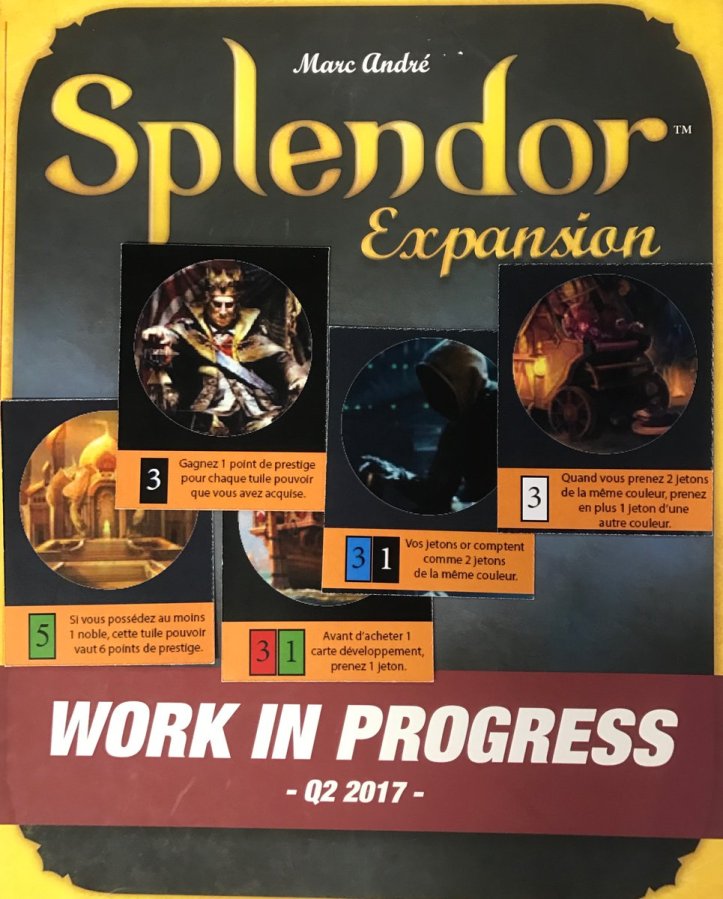 Expansão do jogo Splendor