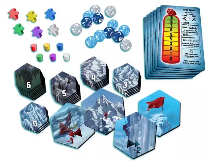 Jogo de tabuleiro Dicey Peaks