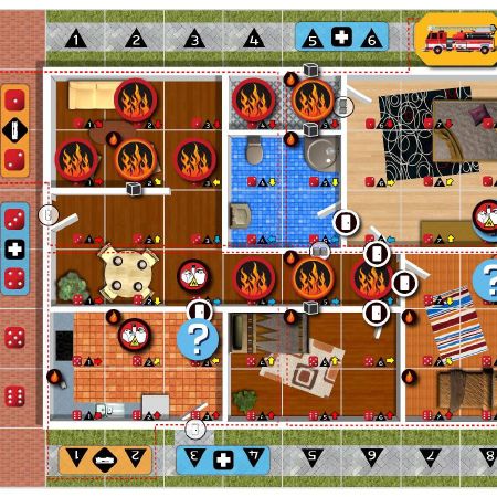 Jogo de tabuleiro Flash Point Fire Rescue