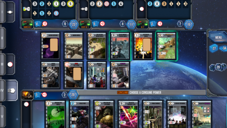Jogo de cartas Race for the Galaxy