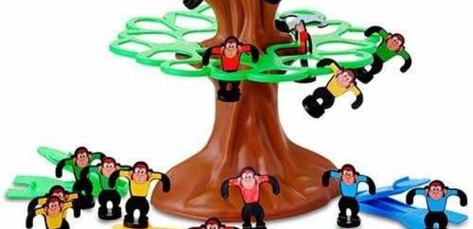 Jogo infantil Pula Macaco
