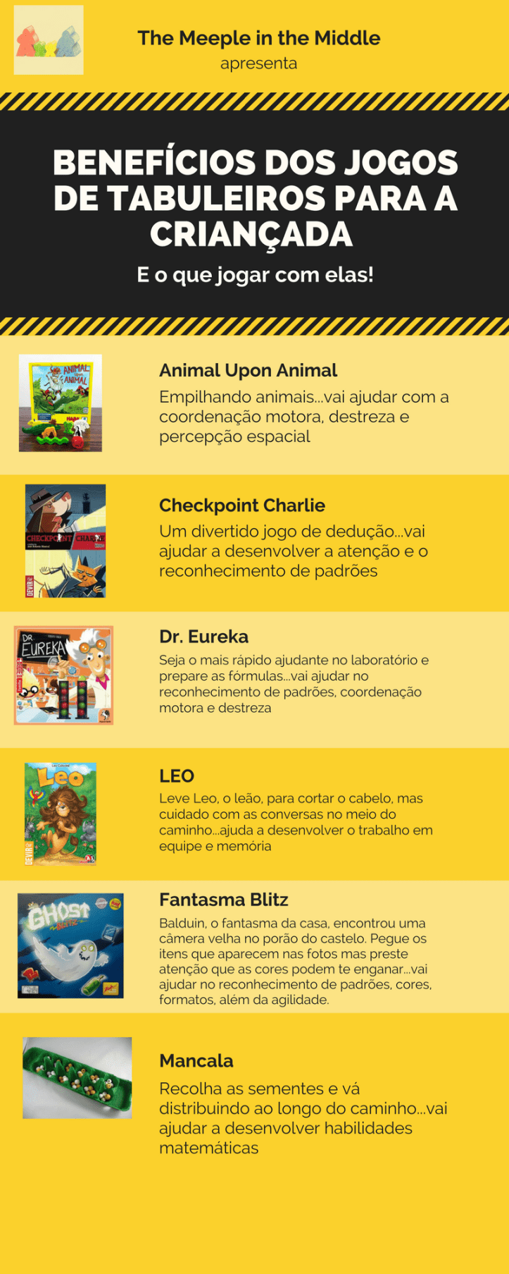 Benefícios dos jogos de tabuleiros para crianças