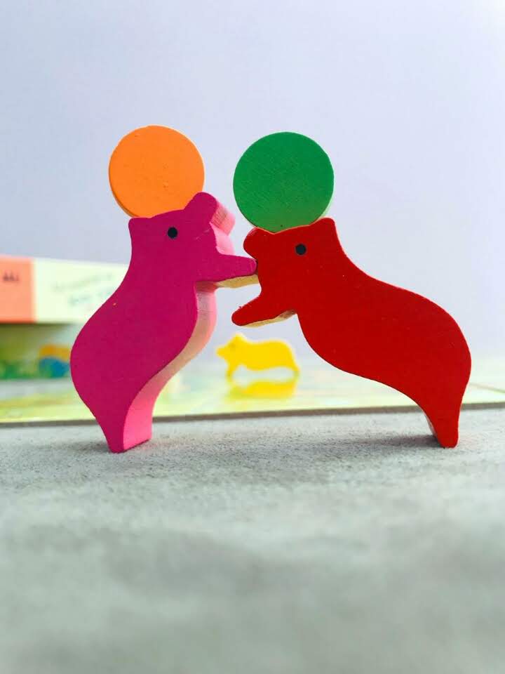 Jogo de tabuleiro a Trupe dos Porquinhos