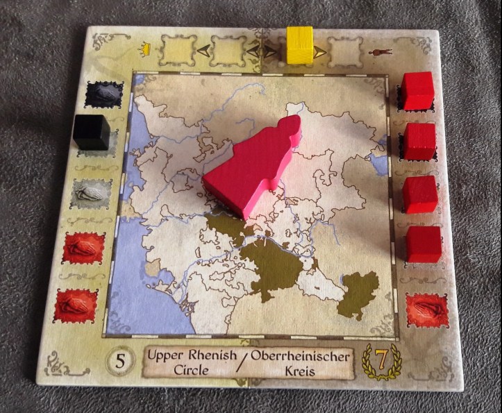 Territórios do Jogo de tabuleiro Sola Fide: The Reformation