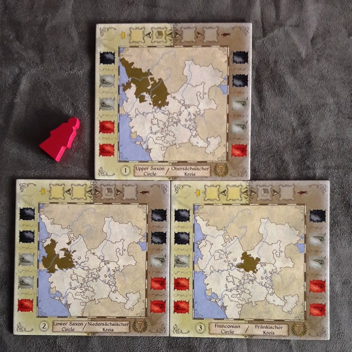 Territórios do Jogo de tabuleiro Sola Fide: The Reformation