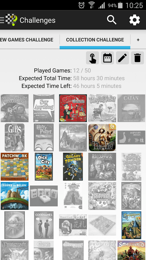 Aplicativo Board Game Companion