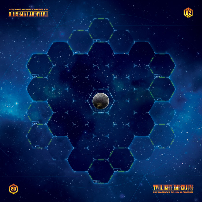 Que tal um playmat do Twilight Imperium para comemorar 20 anos do jogo?