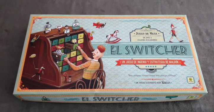 Uma bela caixa do jogo de tabuleiro argentino El Switcher