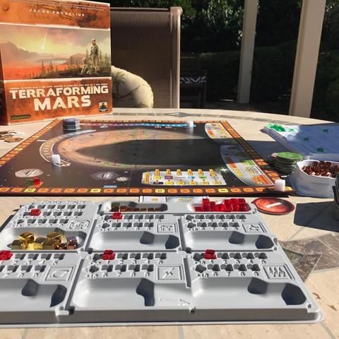 Tabuleiro individual para o jogo Terraforming Mars