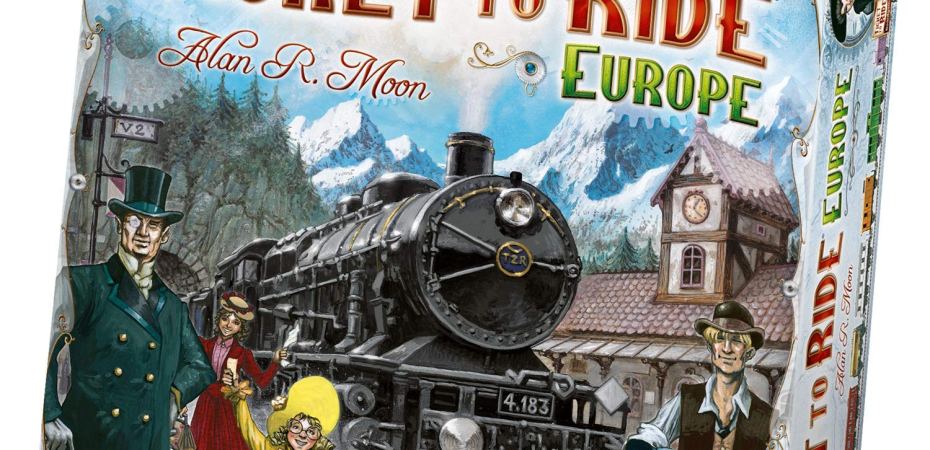 Jogo de tabuleiro Ticket to Ride Europe