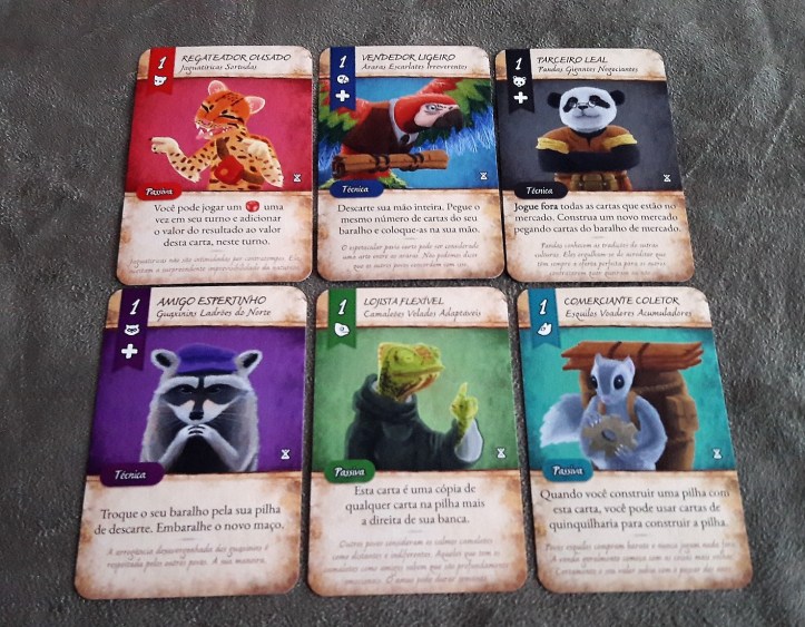 Facções do jogo de tabuleiro Vale dos Mercadores