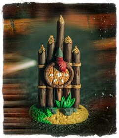 Palhiçada para jogo Robinson Crusoe